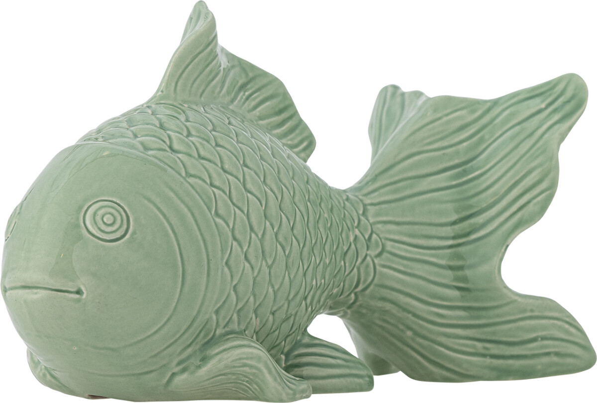 Creative Collection - Sukey Dekoration - Grøn Fisk - Stentøj