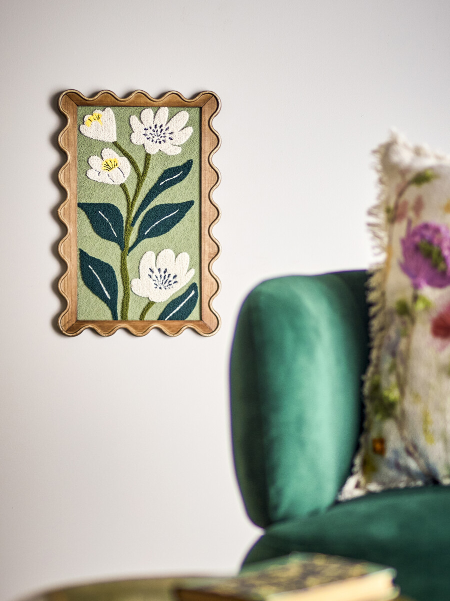 Creative Collection - Talan Illustration Med Ramme - Multifarvet - Mdf