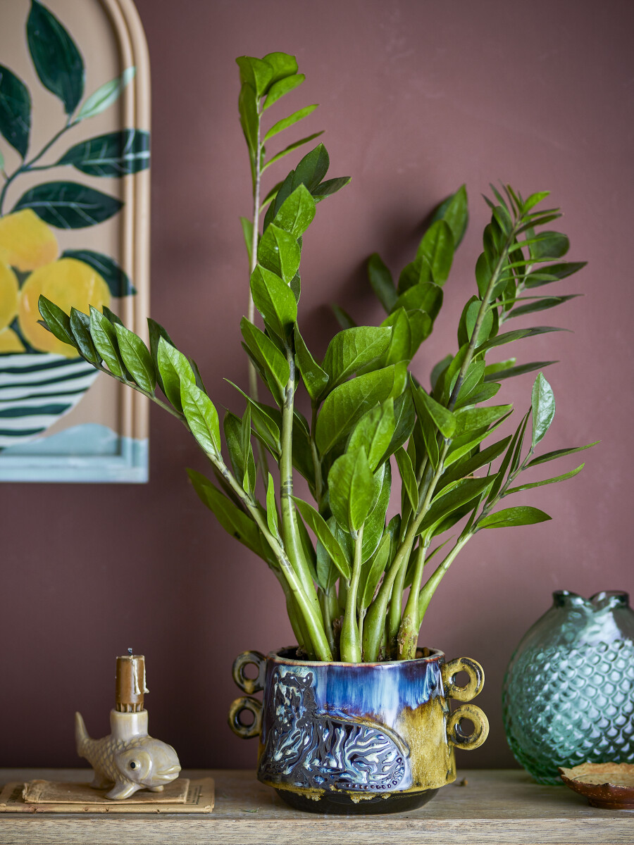 Creative Collection - Walton Urtepotteskjuler - Blå - Stentøj