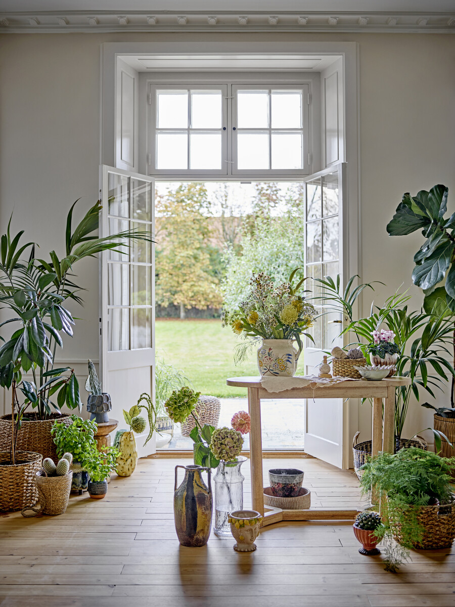 Creative Collection - Wilder Deko Vase - Gul - Terrakotta - H 38 Cm