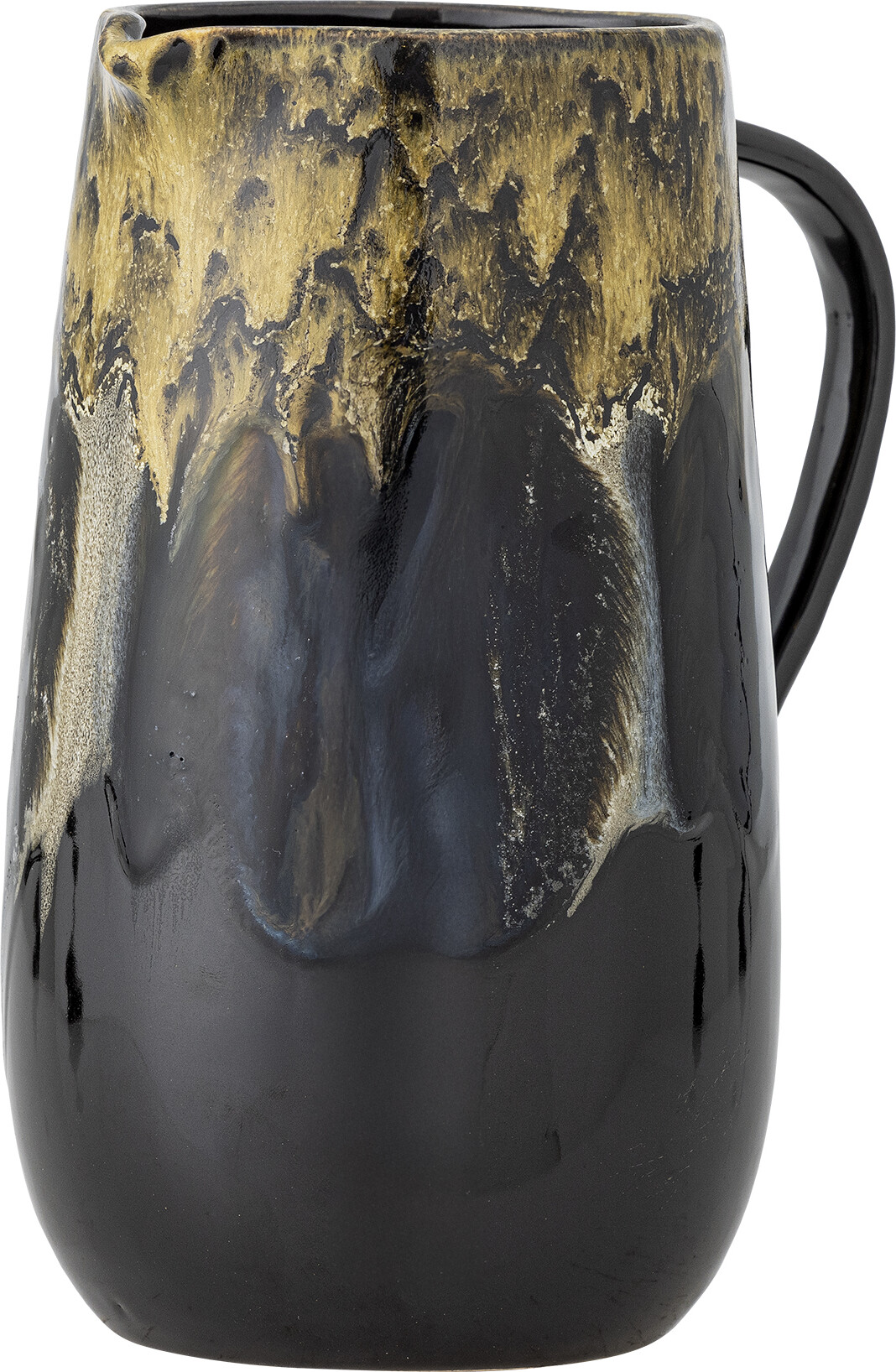 Creative Collection - Wyatt Vase - Brun - Stentøj - 13X22 5 Cm