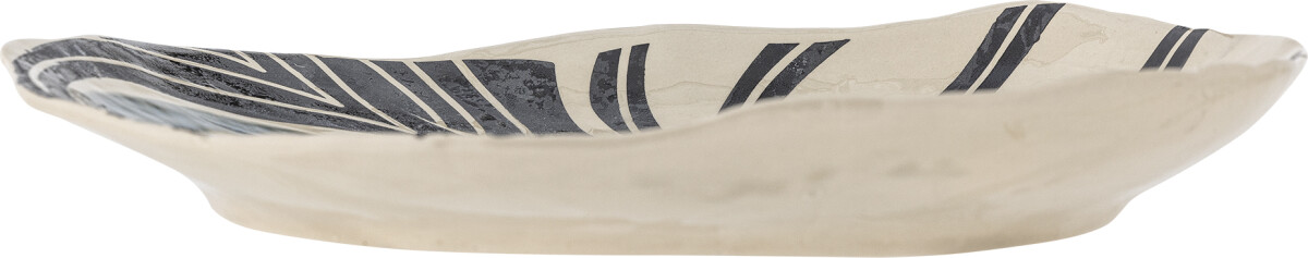 Creative Collection - Yamato Serveringsfad I Keramik - Blå - Stentøj