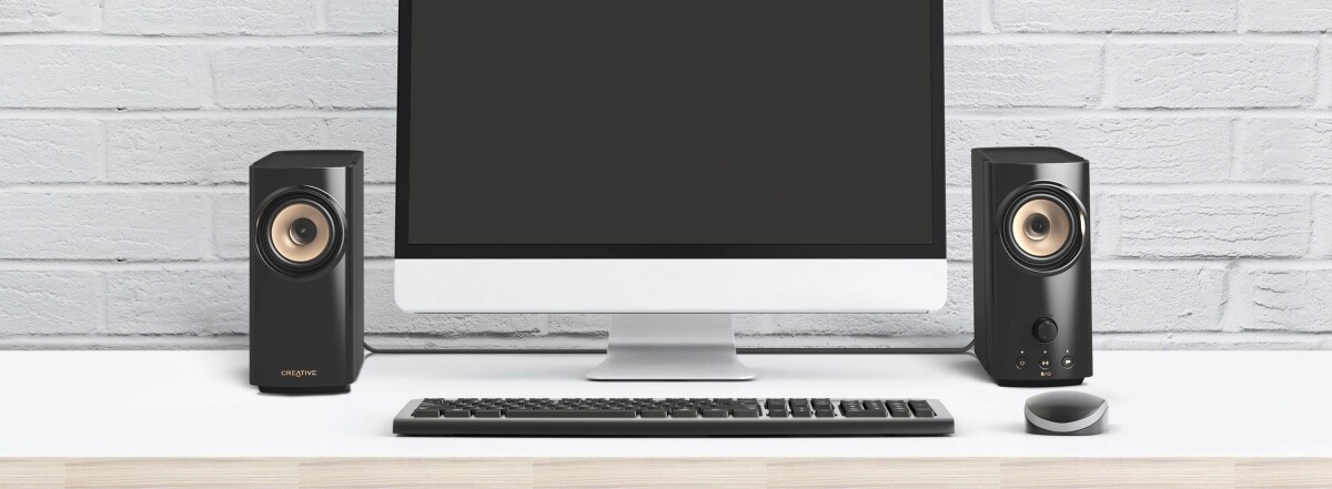 Creative - T60 Compact Hi-Fi 20 Speakers Black