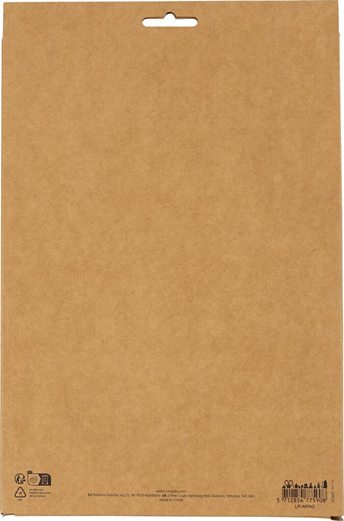 Crepepapir - 25X60 Cm - Strækcrepe 180 - 105 G - Natur