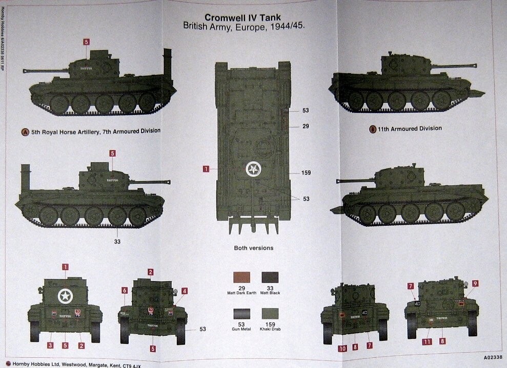 Airfix - Cromwell Iv Model Tank Byggesæt - 1 76 - A02338