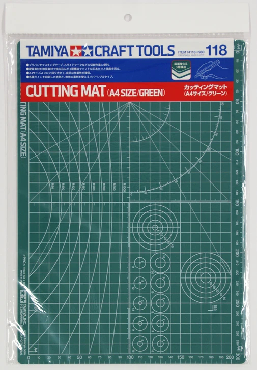 Tamiya - Cutting Mat - A4 - Skæreunderlag - 74118