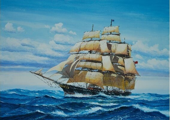 Revell - Cutty Sark Model Skib Byggesæt - 1 96 - Level 5 - 05422