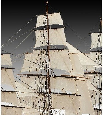 Revell - Cutty Sark Model Skib Byggesæt - 1 96 - Level 5 - 05422