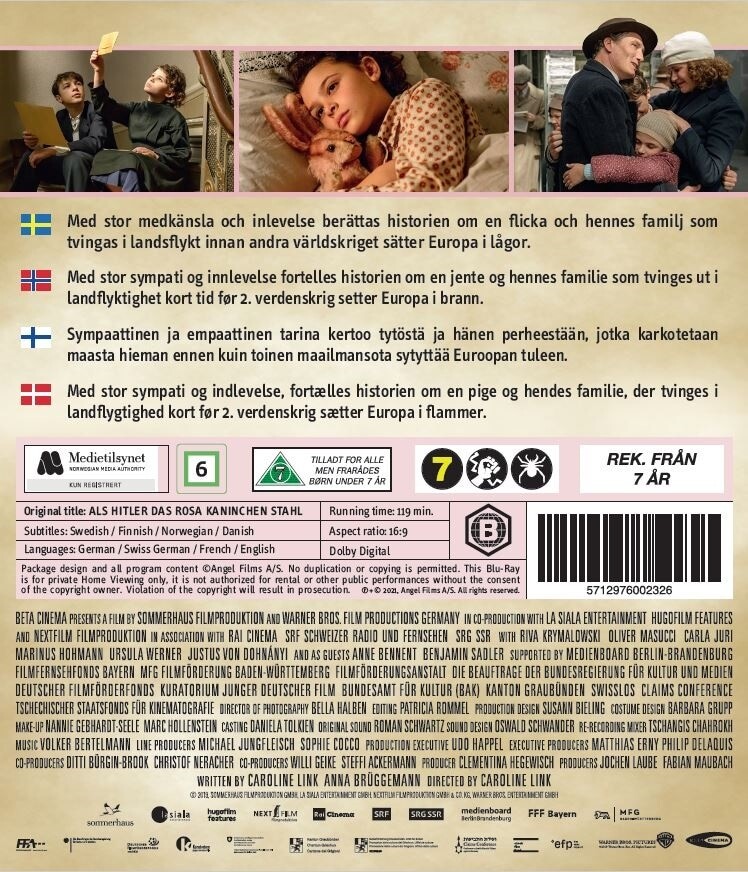 Da Hitler Stjal Den Lyserøde Kanin