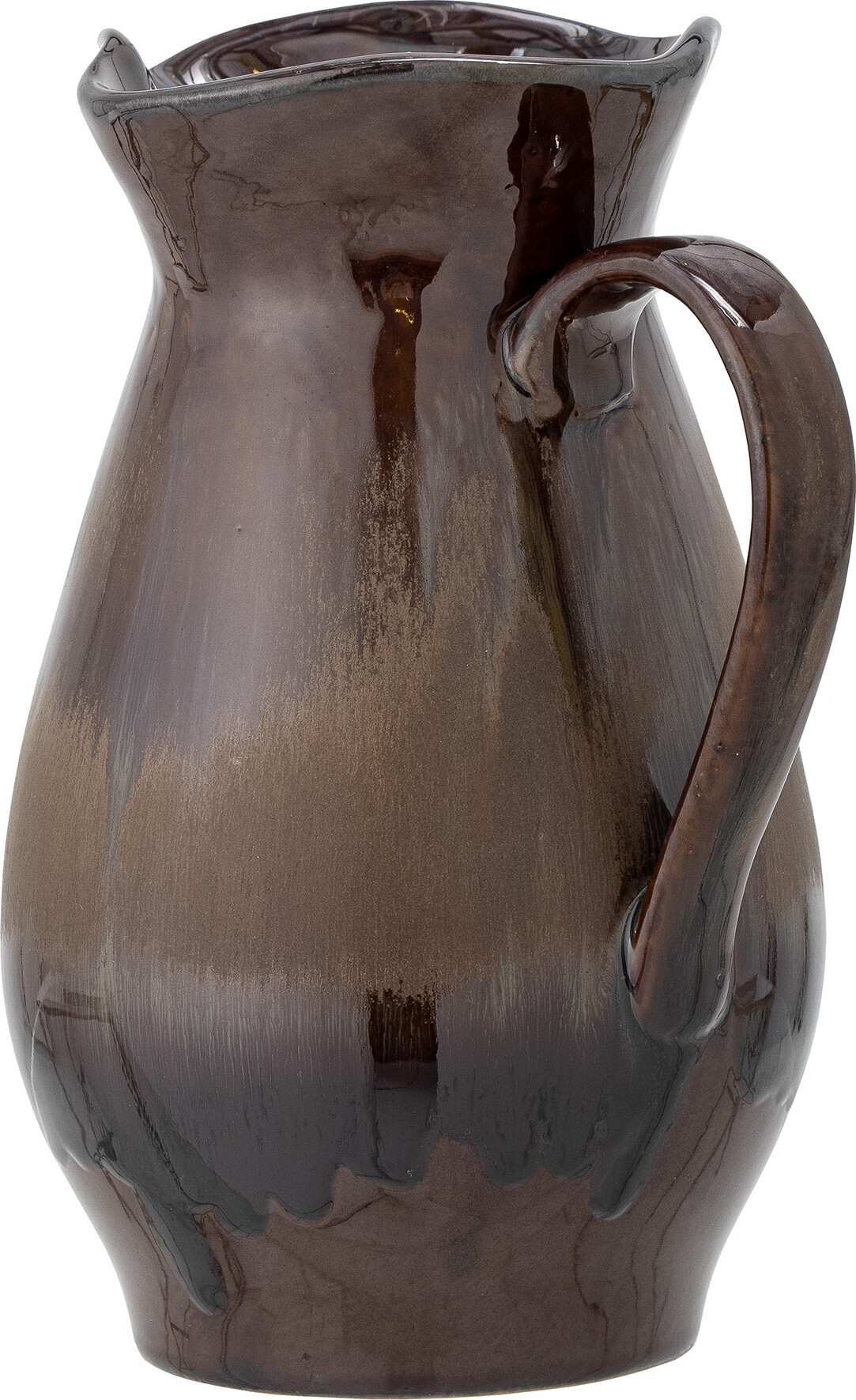 Creative Collection - Dahlia Kande Til Vand - Brun - Stentøj Keramik