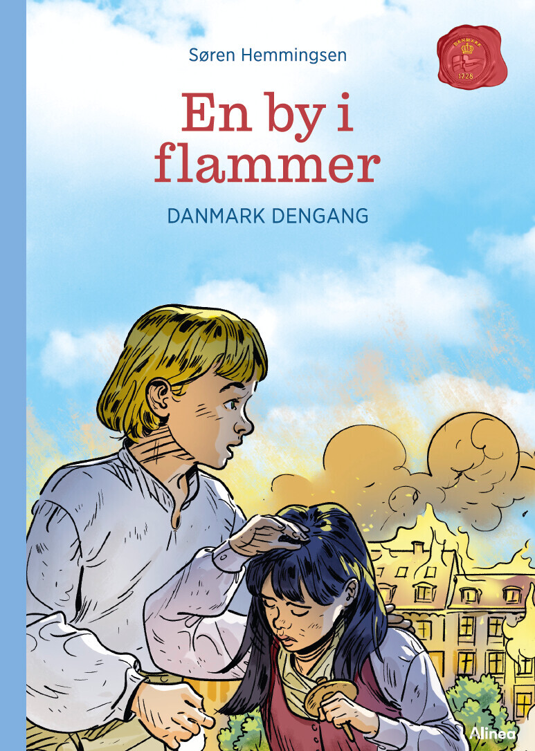 Danmark Dengang 8 - En By I Flammer Blå Læseklub