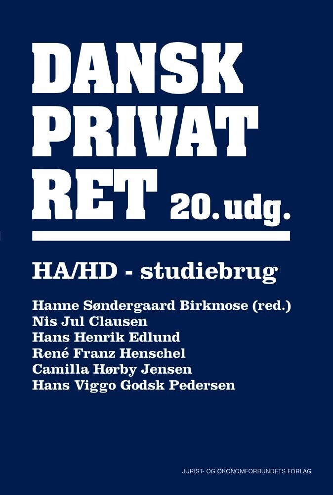 Dansk Privatret Ha Og Hd
