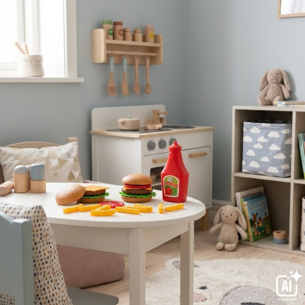 Dantoy - Burger Set - Legemad - 22 Dele