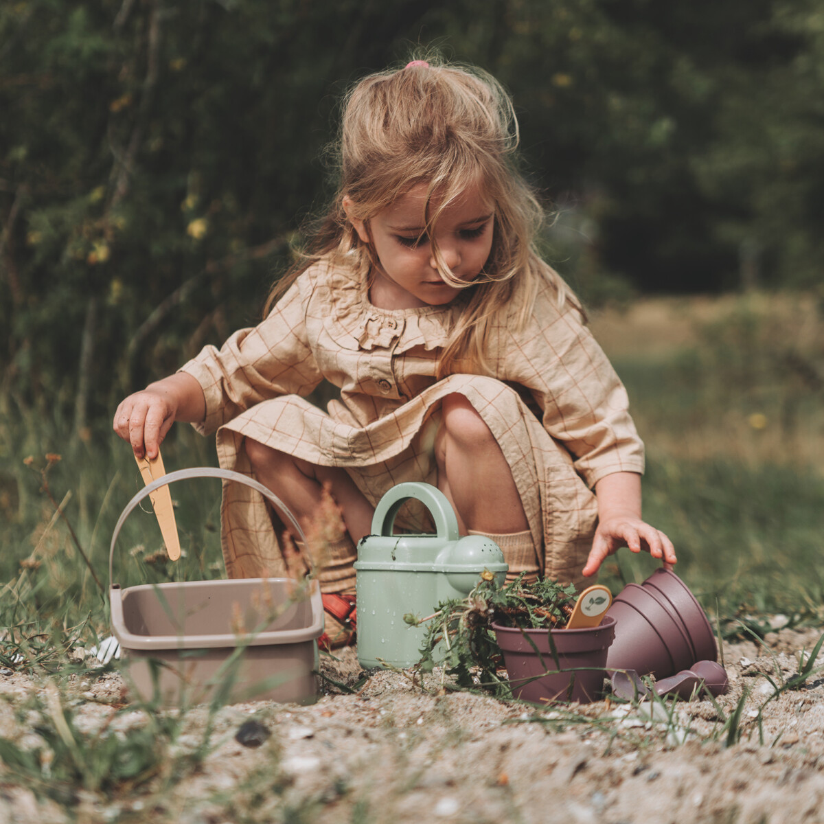 Dantoy - Green Garden Planting Set - Haveredskaber Til Børn