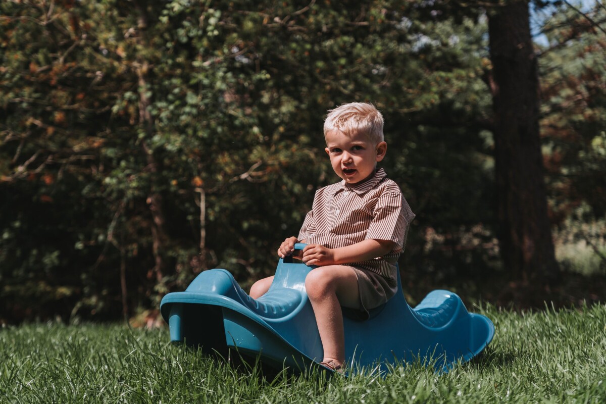 Dantoy - Vippe Til 3 - Hval - Blå