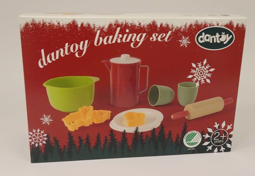Dantoy - Jule Kaffesæt Og Bagesæt - Legetøj Til Børn