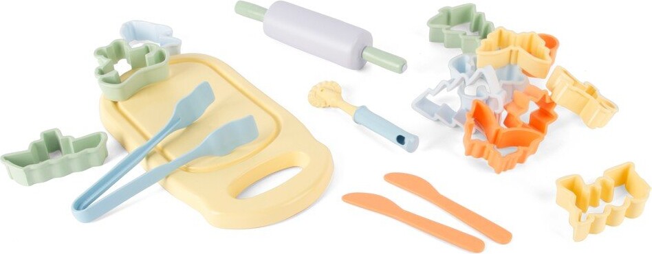 Dantoy - Modellervoks Tilbehør Sæt - 18 Dele