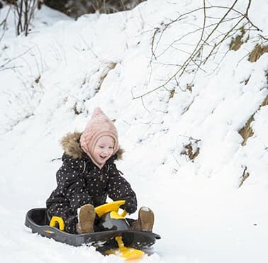 Dantoy - Kælk Med Rat Til Børn - Sort