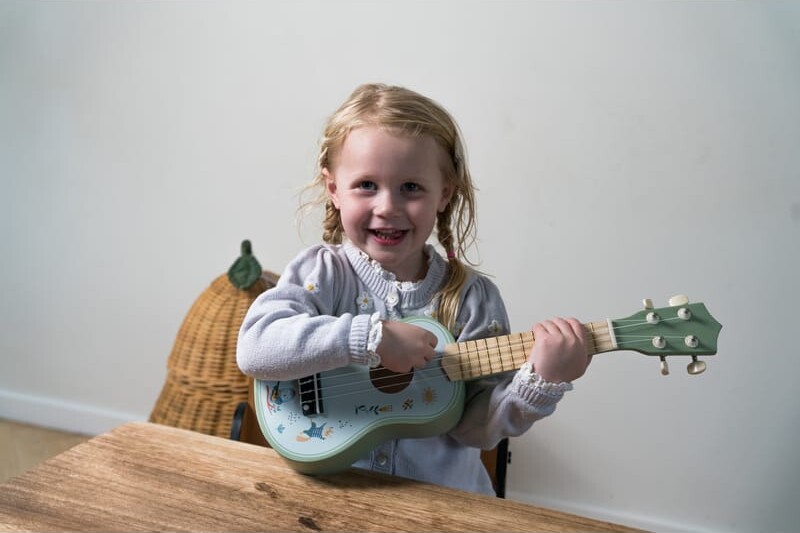 Dantoy - Lege Guitar Til Børn - Træ