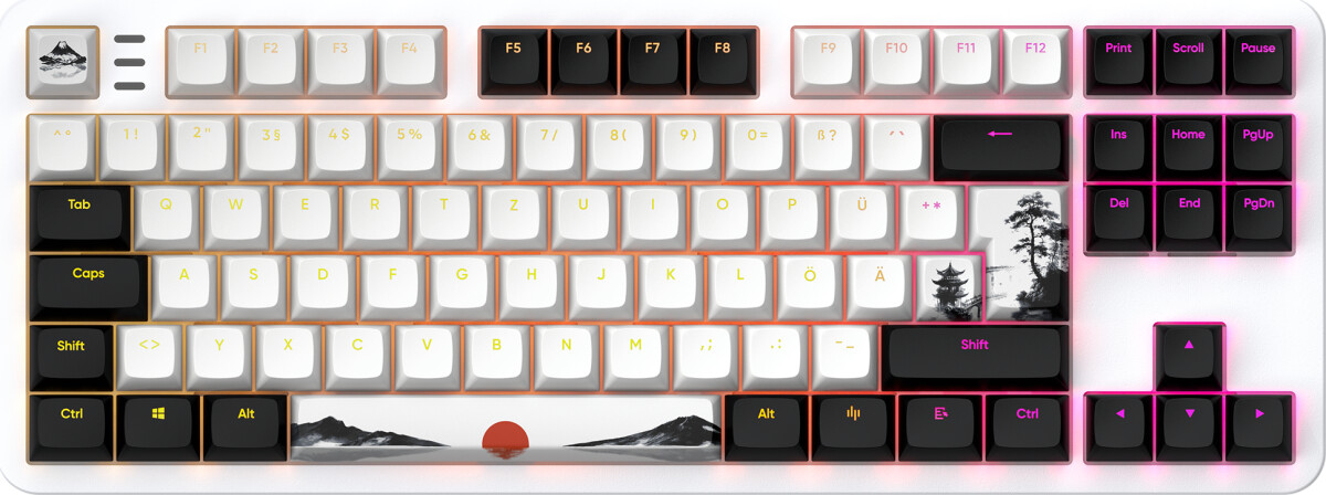 Dark Project - Alu87 Fuji V2 Alu- Mechanical Gaming Keyboard Iso