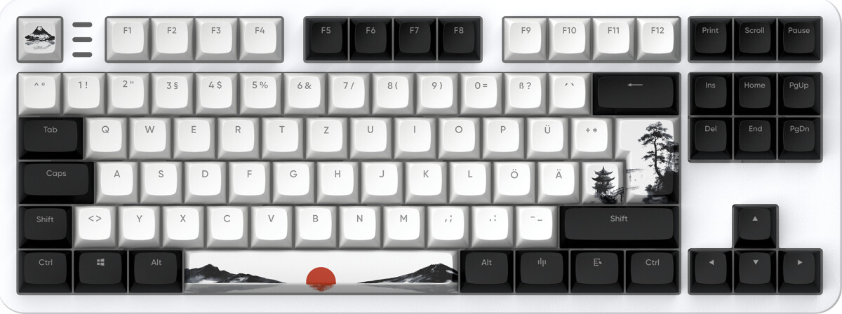 Dark Project - Alu87 Fuji V2 Alu- Mechanical Gaming Keyboard Iso