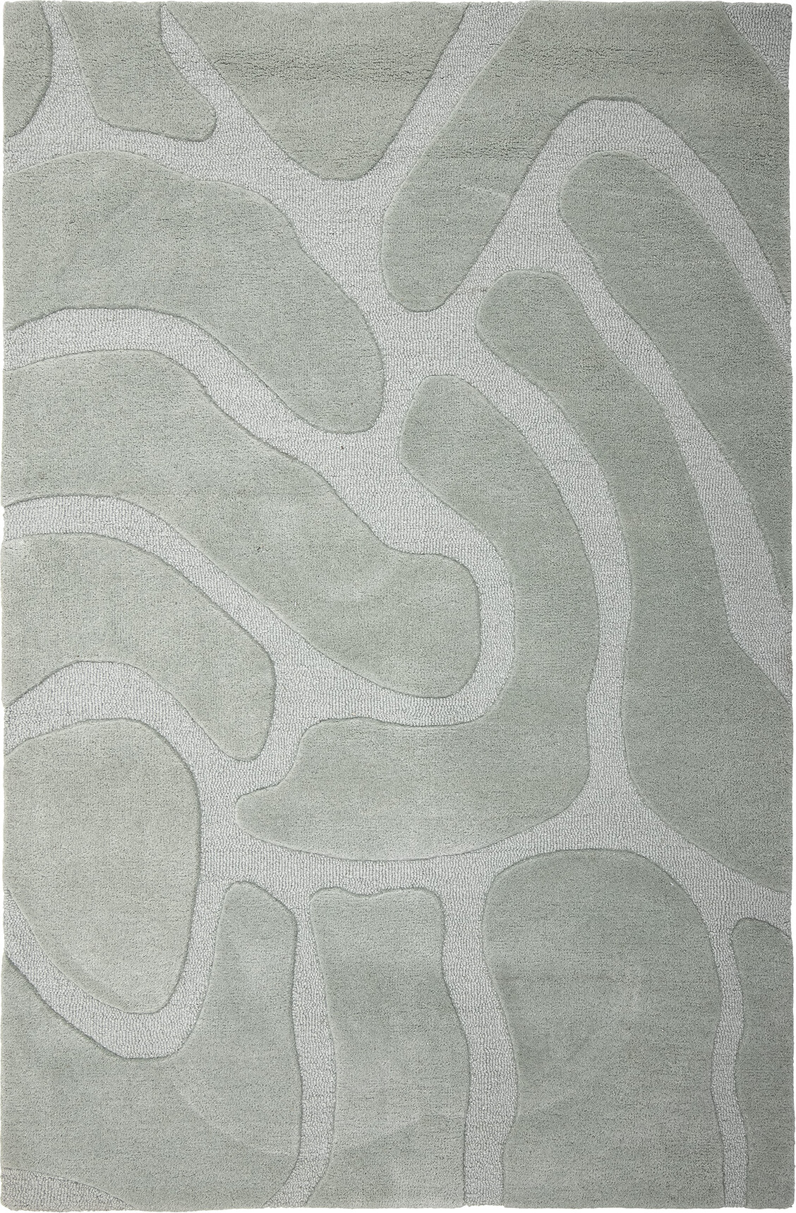 Bloomingville - Darlington Tæppe - Grøn - Uld - 130X200 Cm