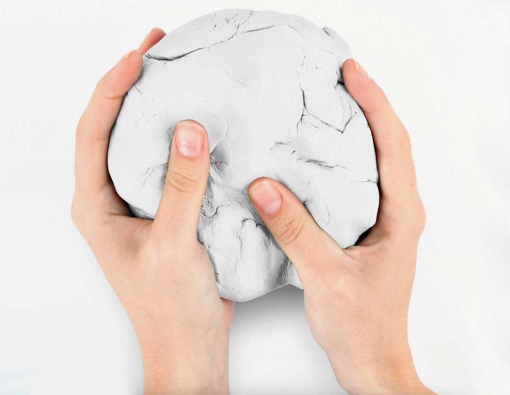 Darwi - Selvhærdende Ler - Cernit - Hvid - 500 G