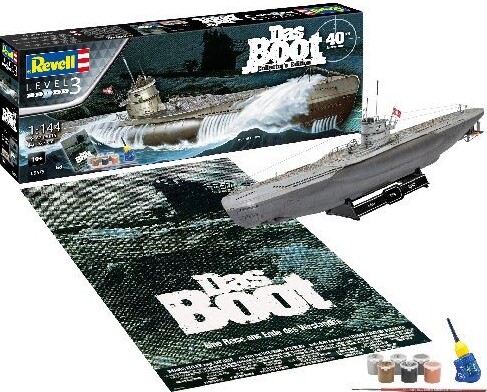 Revell - Das Boot Skib Byggesæt - 1 144 - Level 3 - Collectors Edition -
