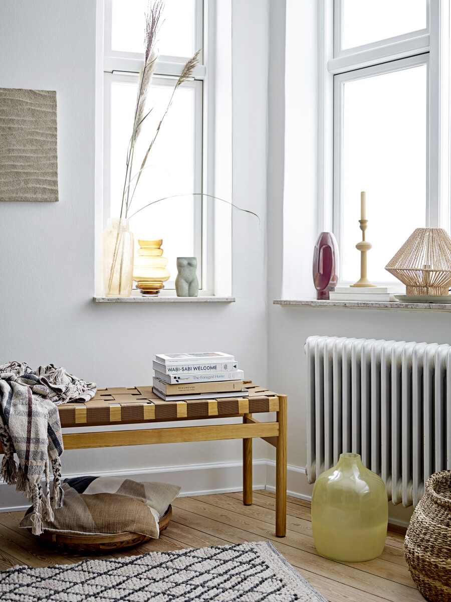 Bloomingville - Daviid Vase - Brun - Stentøj - H 26 Cm