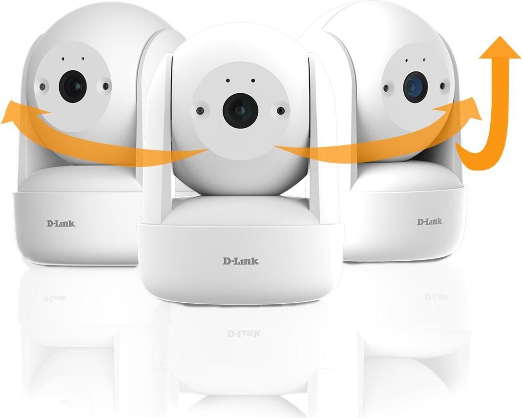 D-Link - 2K Pan Tilt Wi-Fi Kamera