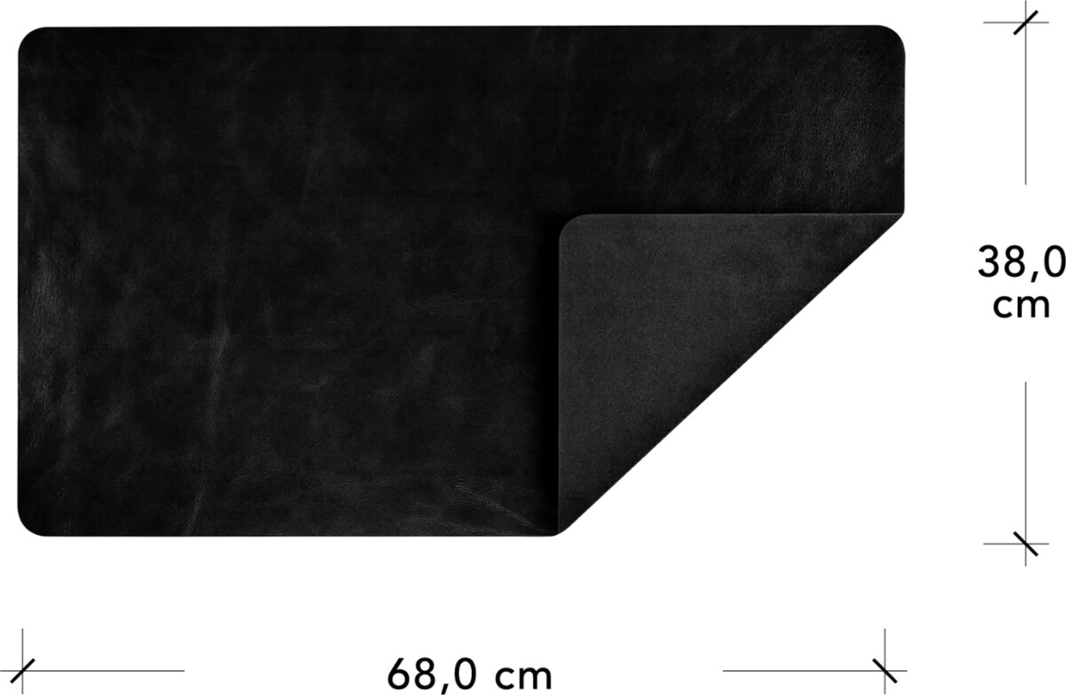 Dbramante1928 - Copenhagen -Desk Mat - Large - Black
