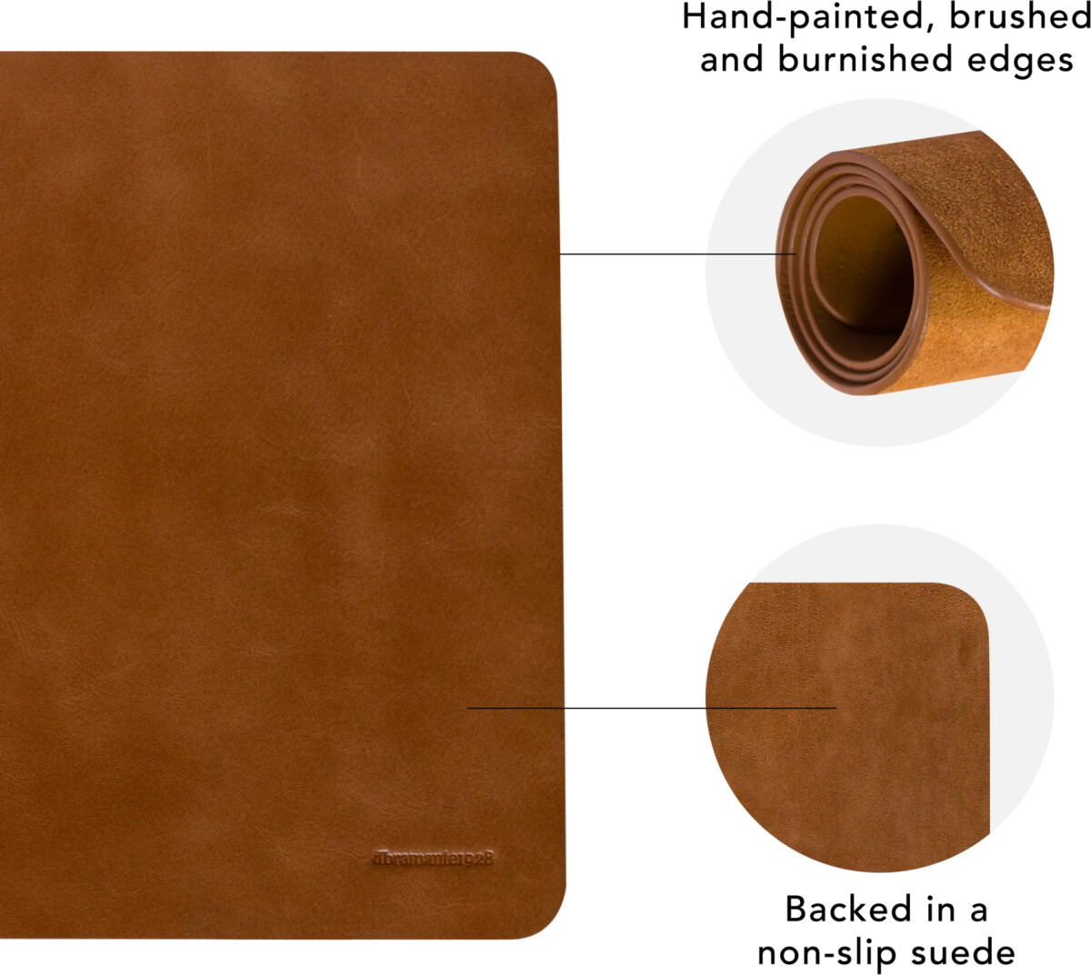 Dbramante1928 - Copenhagen - Desk Mat - Small - Tan
