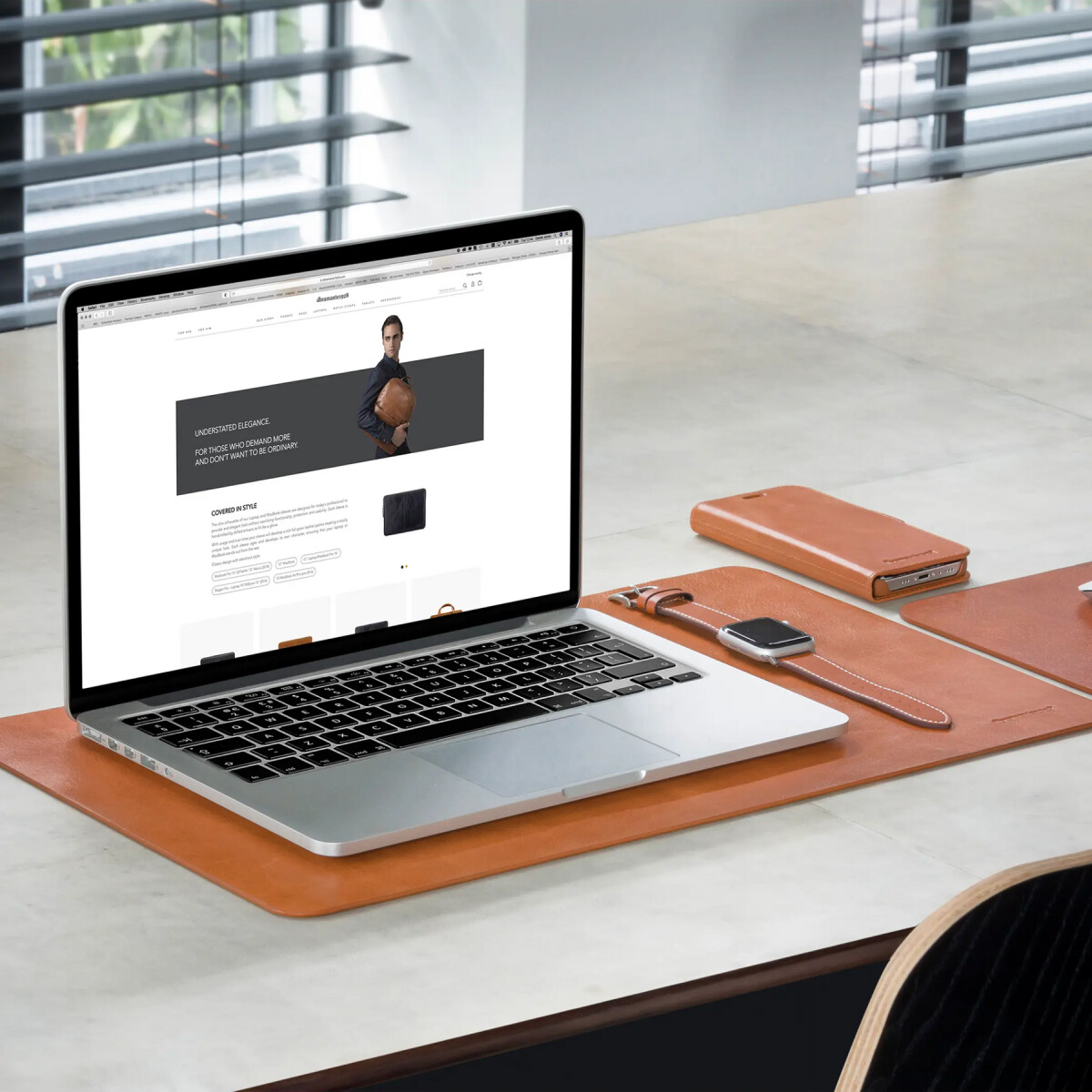 Dbramante1928 - Copenhagen - Desk Mat - Small - Tan