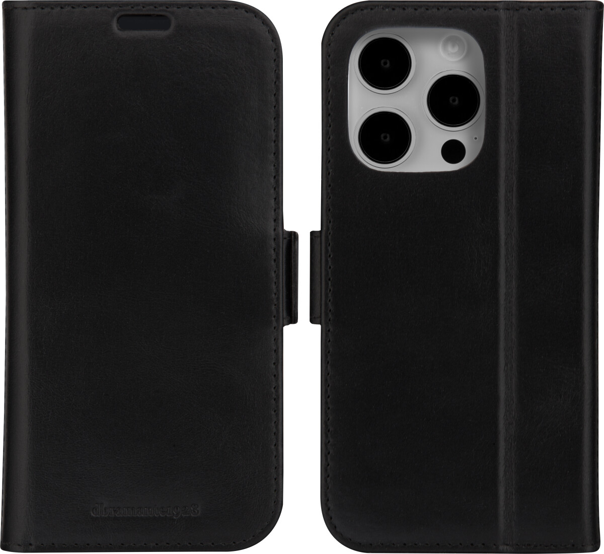 Dbramante1928 - Flip Cover - Iphone 15 Pro - Copenhagen - Sort