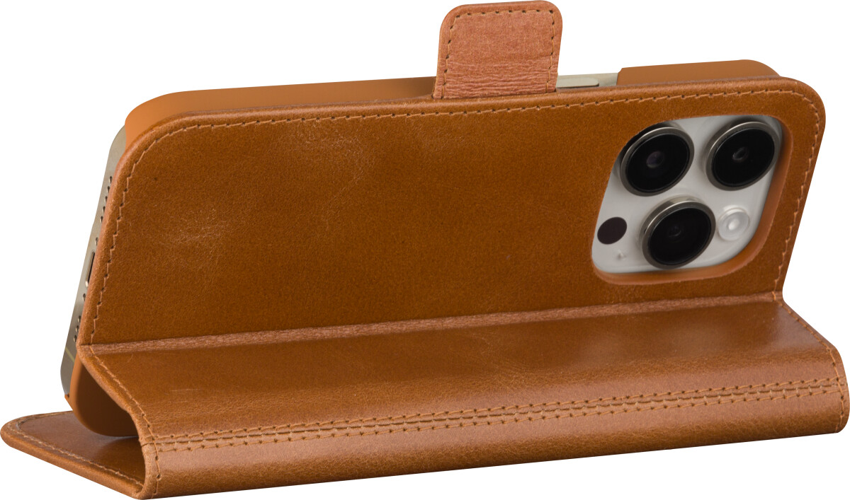 Dbramante1928 - Flip Cover - Iphone 15 Pro - Copenhagen - Tan