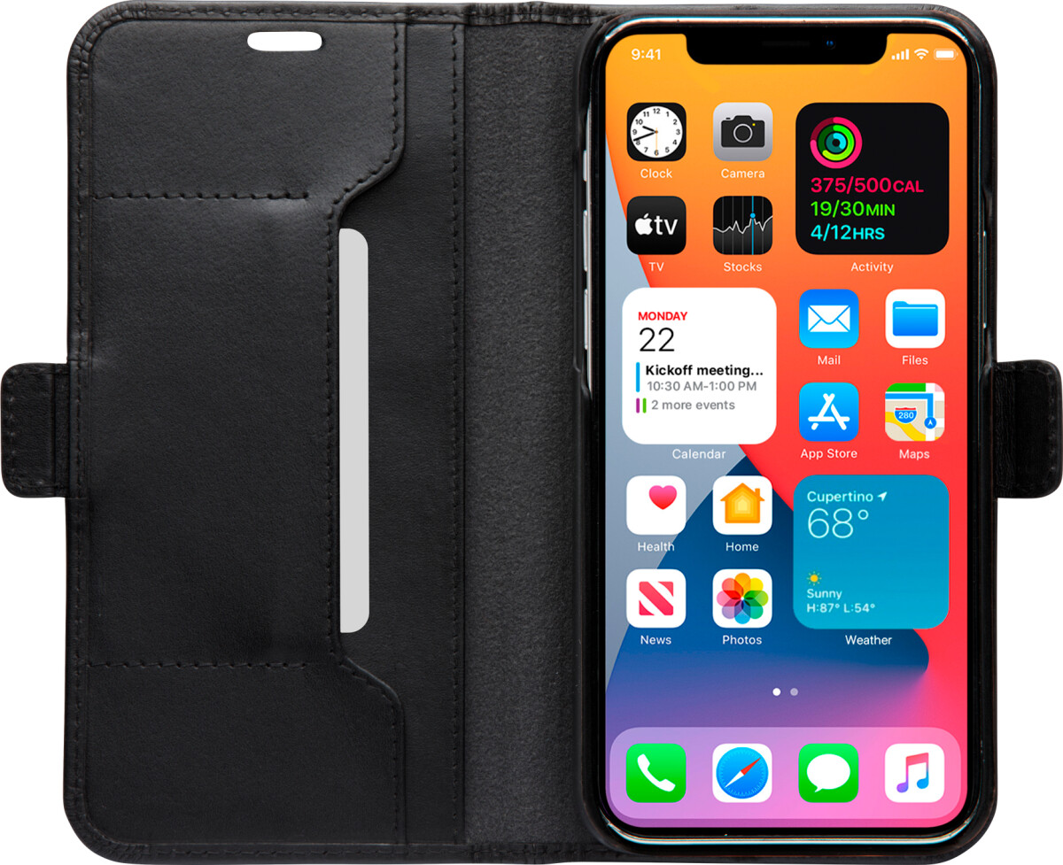 Dbramante1928 - Slim Flip Cover - Iphone 12 Pro Max - Copenhagen - Sort
