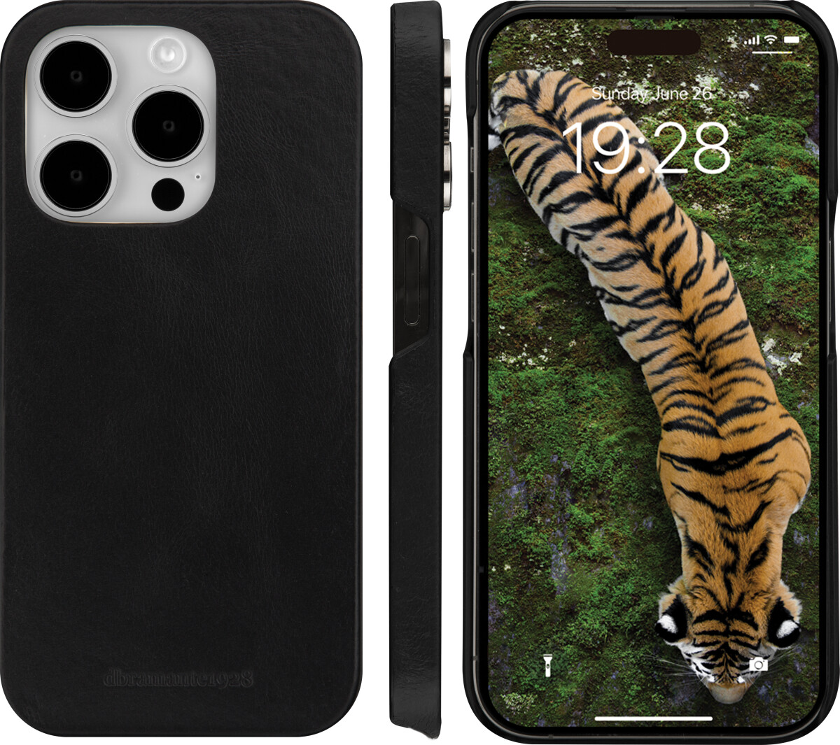 Dbramante1928 - Flip Cover - Iphone 15 Pro Max - Lynge - Sort