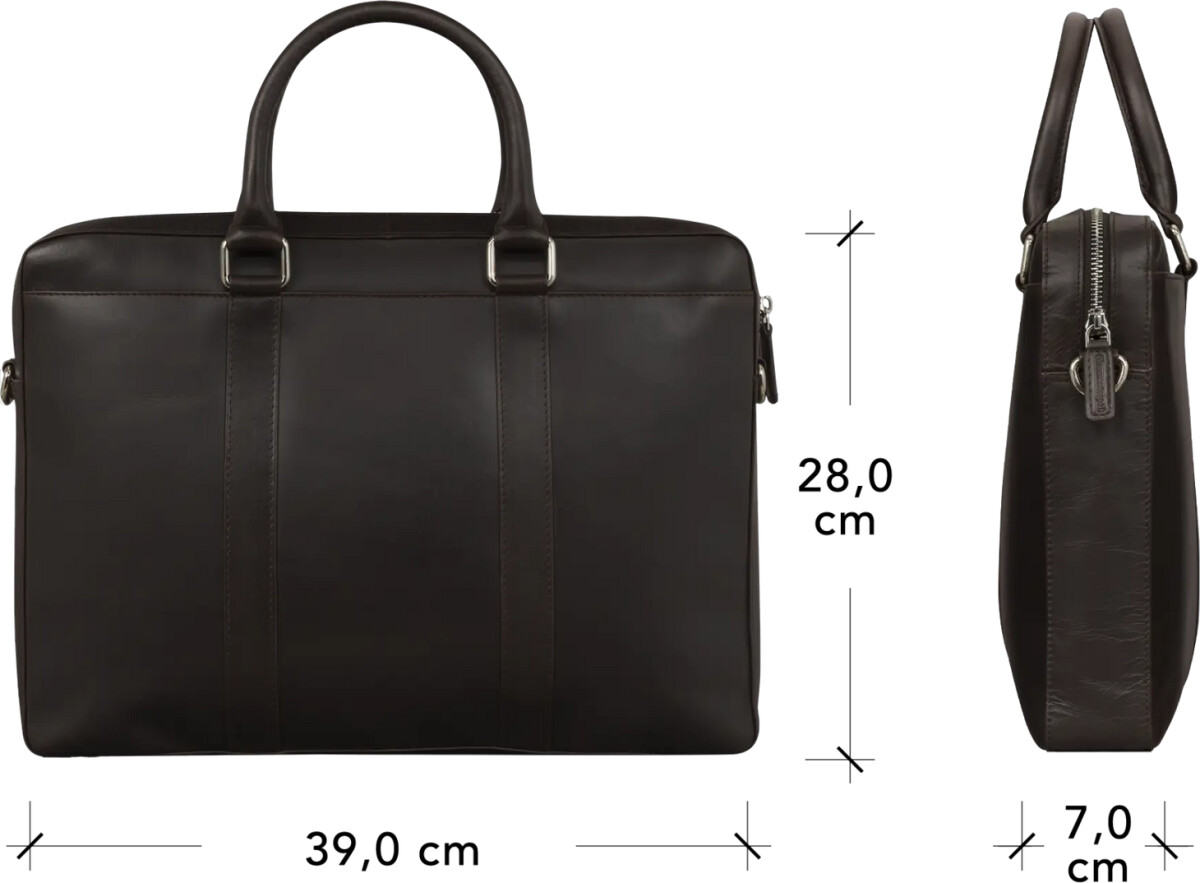 Dbramante1928 - Nordborg - 15 - Classic Laptop Bag - Hunter Dark