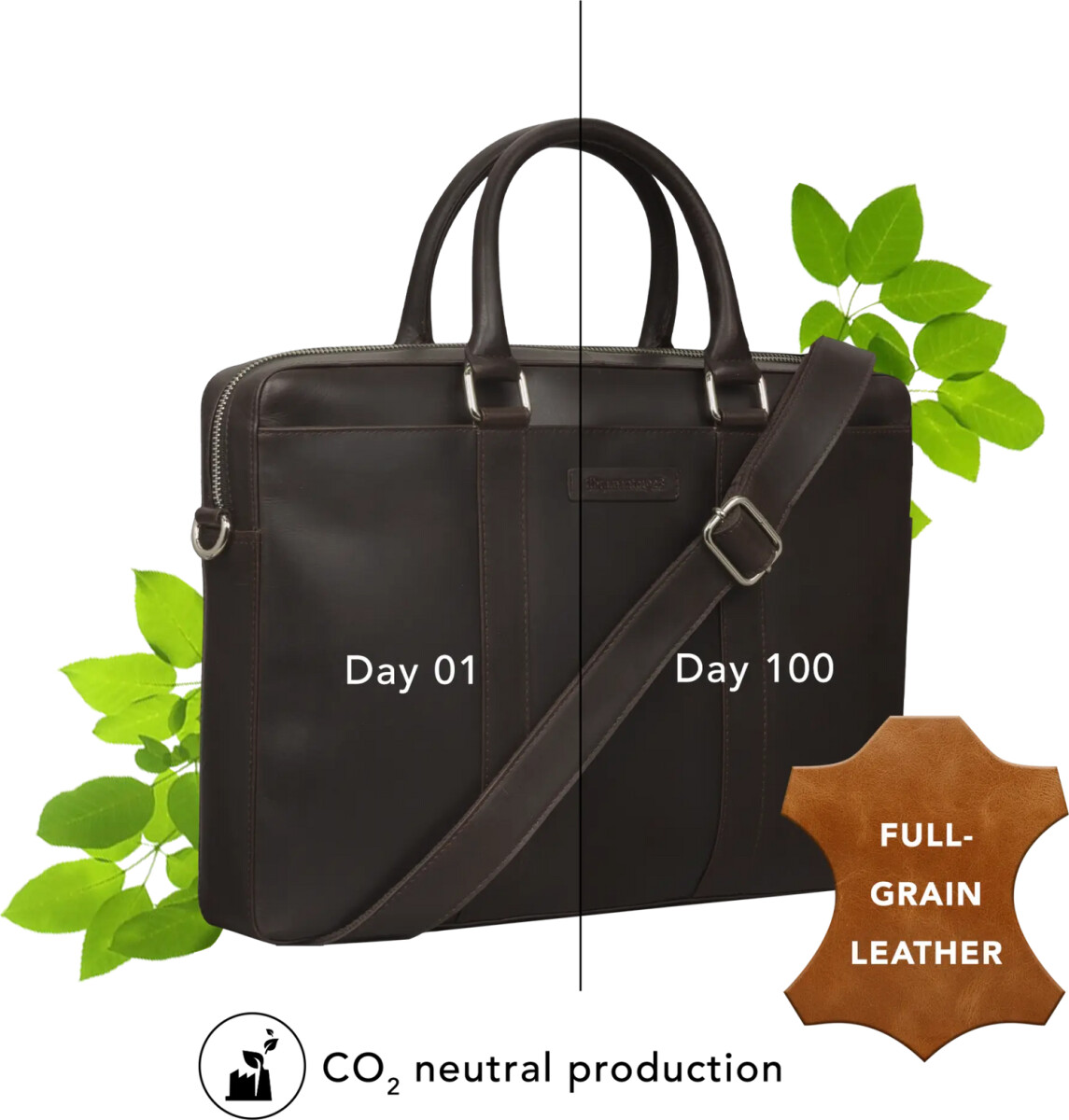 Dbramante1928 - Nordborg - 15 - Classic Laptop Bag - Hunter Dark