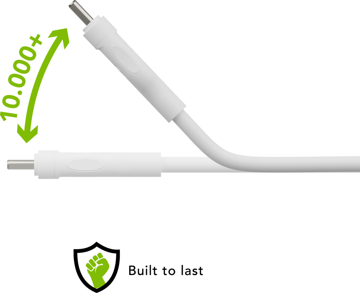 Dbramante1928 - Re-Charge Usb-C Til Usb-C Kabel 1 2M - Hvid