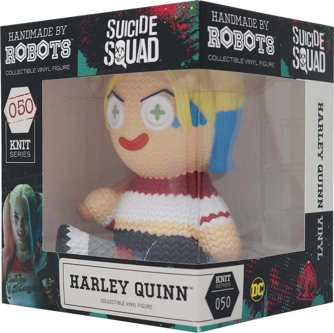 Harley Quinn Figur - Suicide Squad - Knit - Handmade By Robots - 13 Cm
