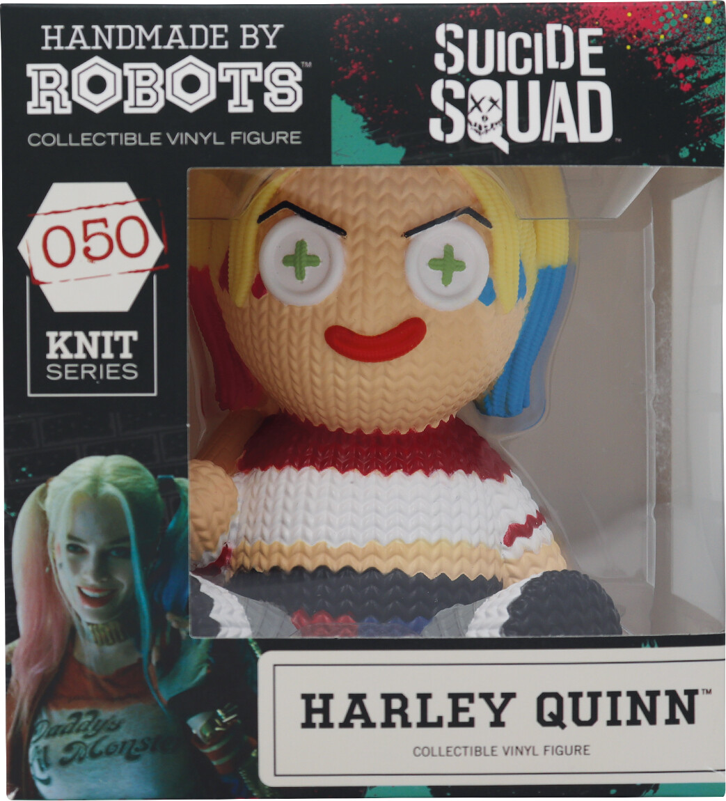 Harley Quinn Figur - Suicide Squad - Knit - Handmade By Robots - 13 Cm