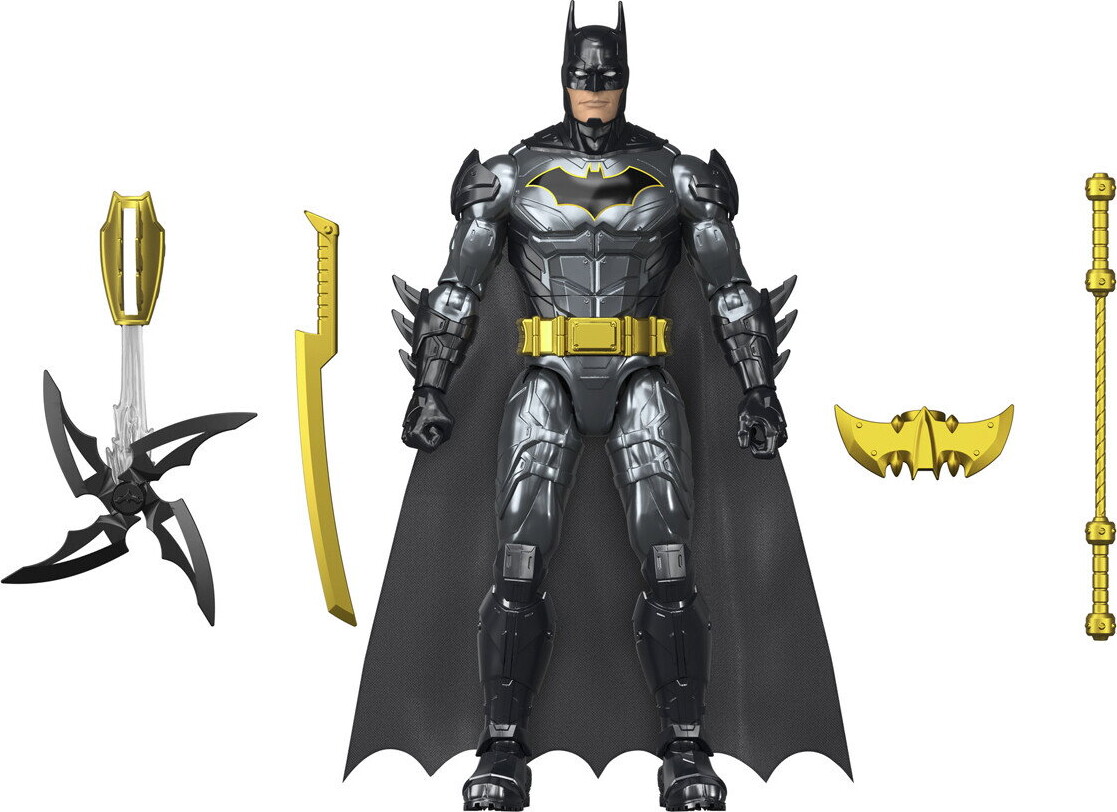 Dc Universe - Batman Figur Med Lyde - 30 Cm - Mattel Jmn71