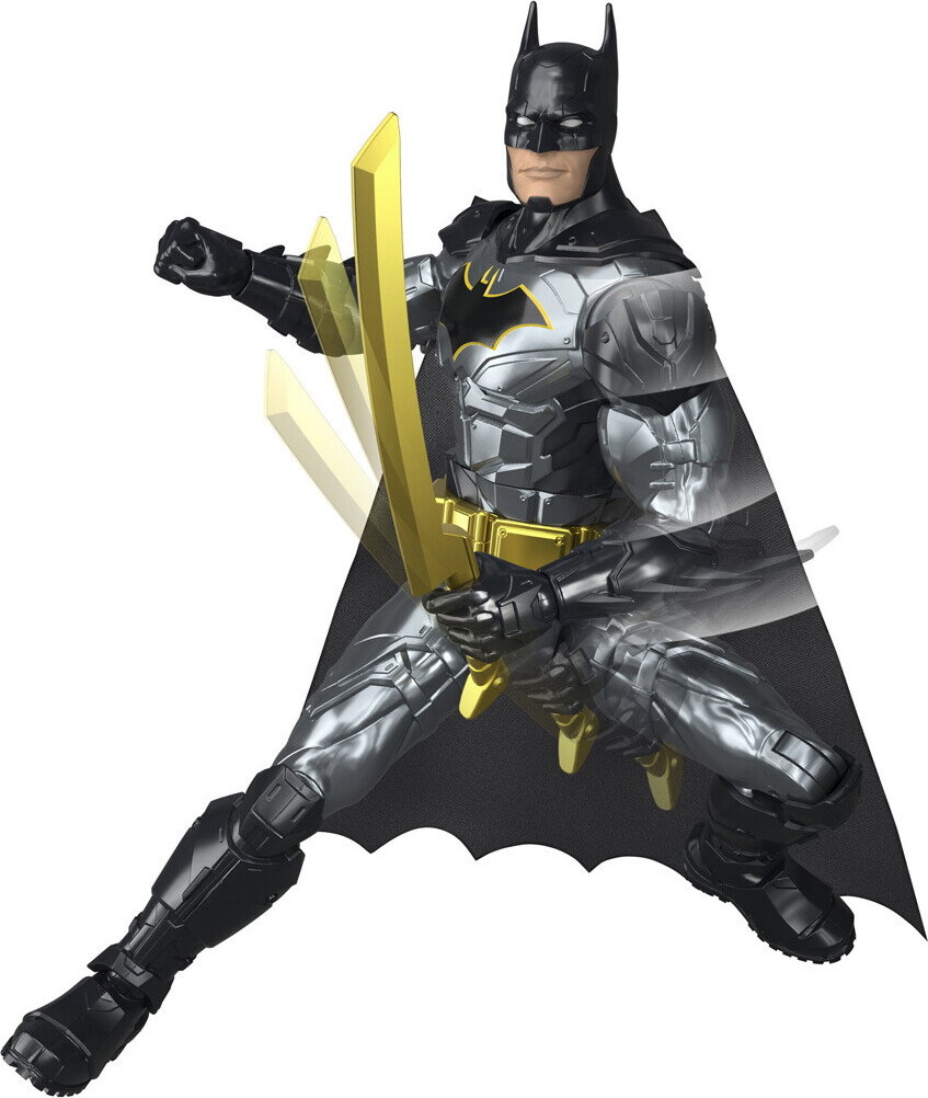 Dc Universe - Batman Figur Med Lyde - 30 Cm - Mattel Jmn71