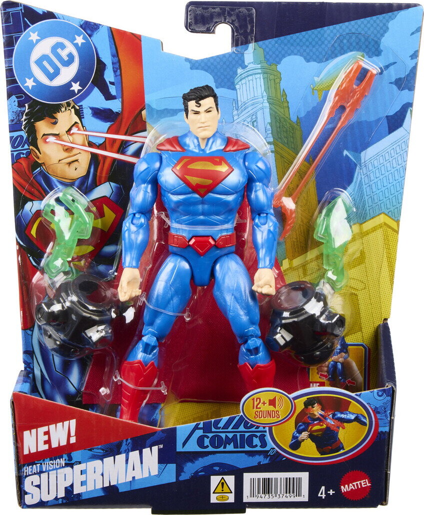 Dc Universe - Heat Vision Superman Figur - 16 Cm - Mattel Jmp85