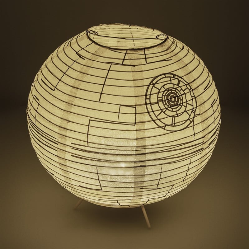 Death Star Lantern Desk Lamp