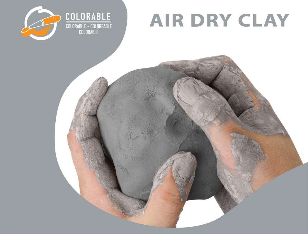 Carioca - Deco Air Dry Clay - Selvhærdende Ler - Stone - 500 G