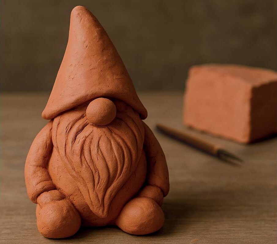 Carioca - Deco - Lufttørrende Ler - Terracotta 500 G - 3099621