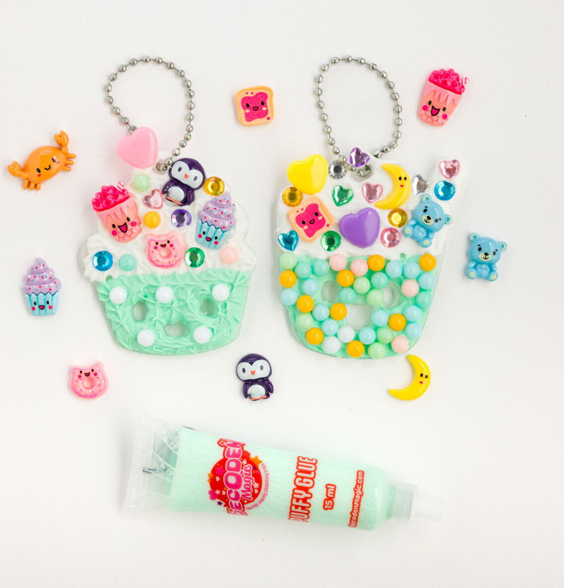 Decoden Magic - Cute Hawaii Bag Charms - Diy Charms Til Børn