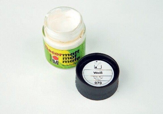 Decormatt Acryl - 50 Ml - Hvid - Marabu